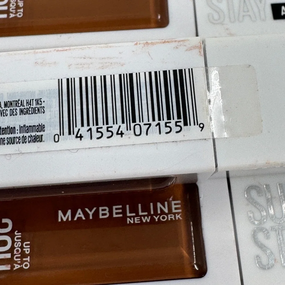 Lot of 4 Maybelline Super Stay Active Wear Concealer‎ Shade 57 30H Full Coverage